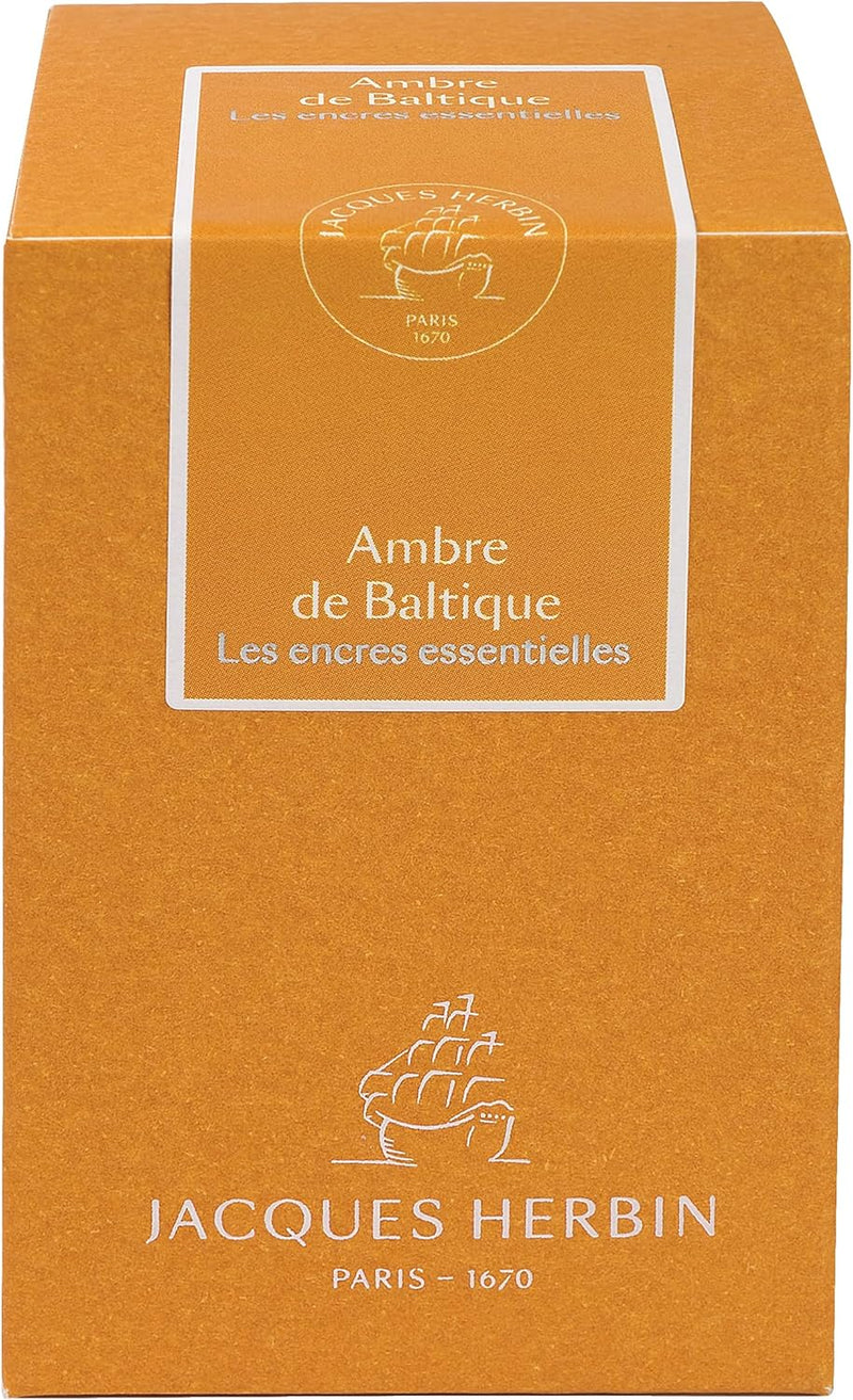 Jacques Herbin - Ink Bottle Baltic Amber 50 ml. Office Supplies