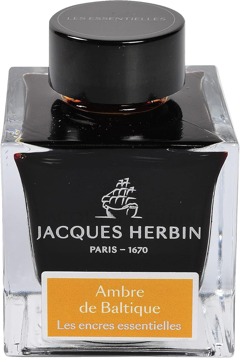 Jacques Herbin - Ink Bottle Baltic Amber 50 ml. Office Supplies