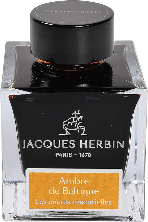Jacques Herbin - Ink Bottle Baltic Amber 50 ml. Office Supplies