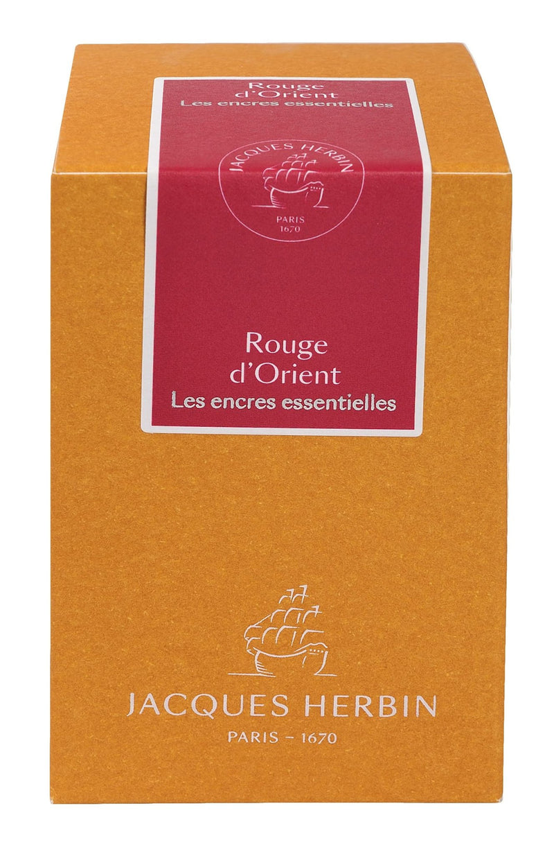 Jacques Herbin - Ink Bottle Oriental Red | 50 mL Office Supplies