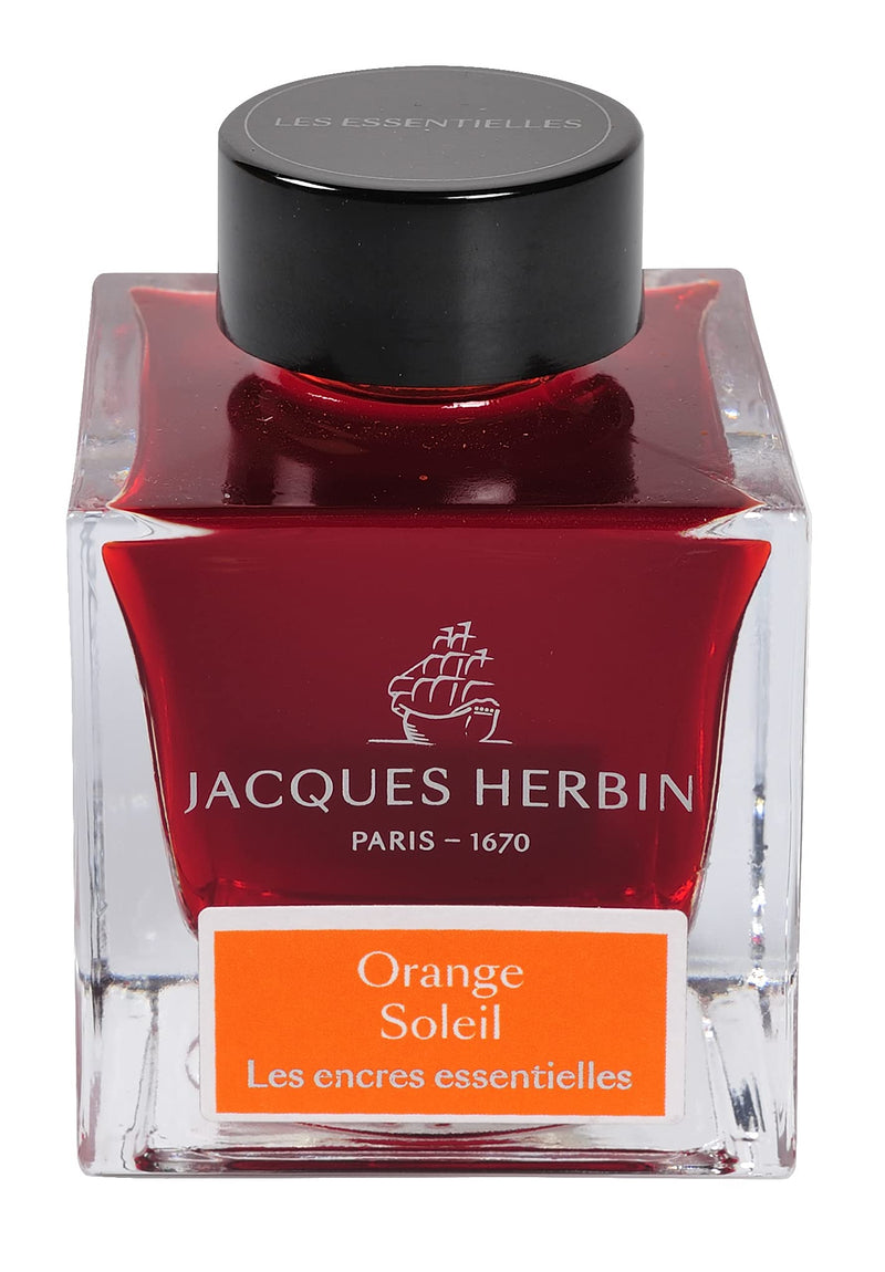 Jacques Herbin - Ink Bottle Sun Orange | 50 mL Office Supplies