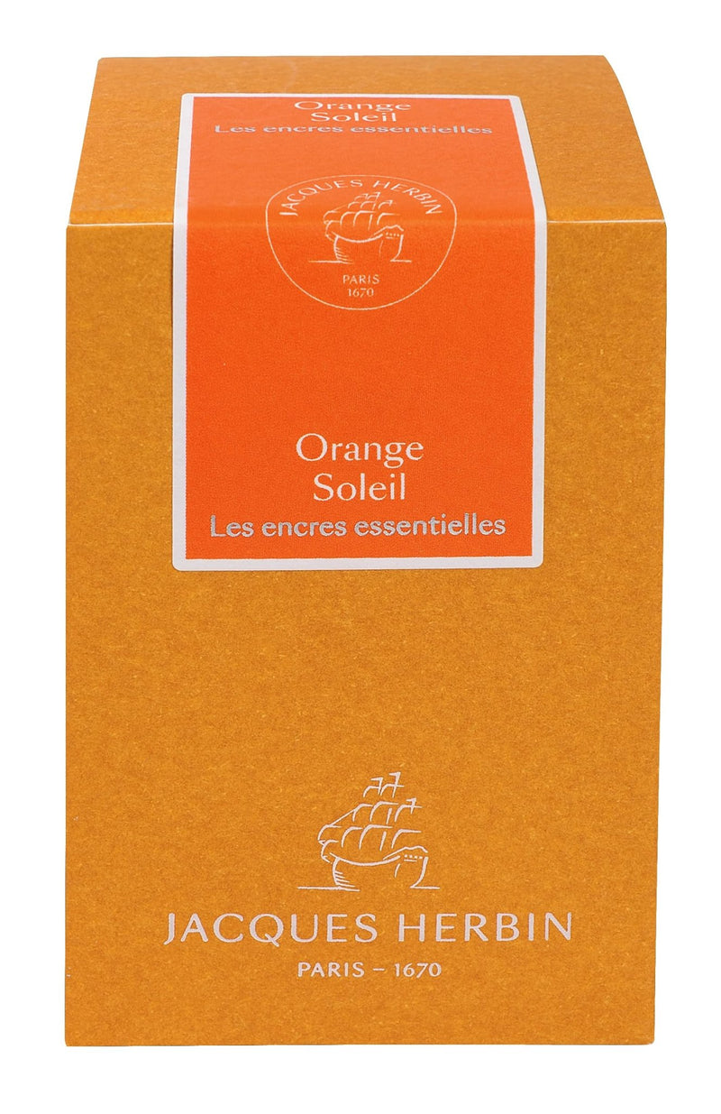 Jacques Herbin - Ink Bottle Sun Orange | 50 mL Office Supplies