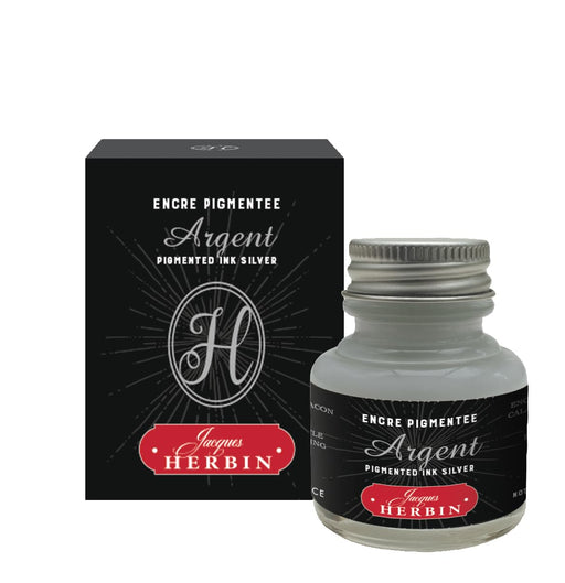 Jacques Herbin - Silver pigment ink 30ml Arts & Crafts