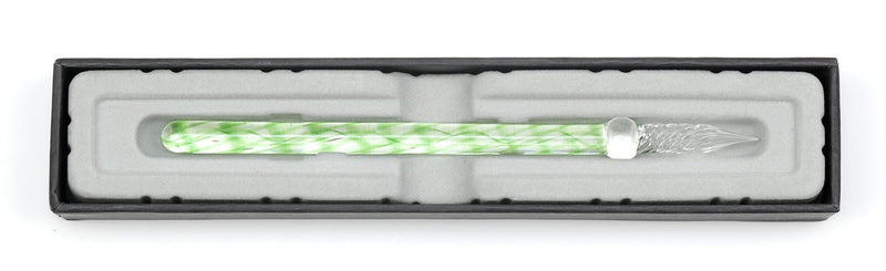 Jacques Herbin - Straight Glass Pen 16Cm - Meadow Green Office Supplies