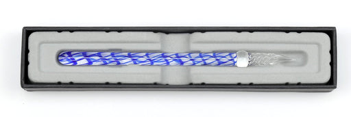 Jacques Herbin - Straight Glass Pen 16Cm - Sapphire Blue Office Supplies