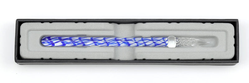 Jacques Herbin - Straight Glass Pen 16Cm - Sapphire Blue Office Supplies