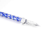 Jacques Herbin - Straight Glass Pen 16Cm - Sapphire Blue Office Supplies