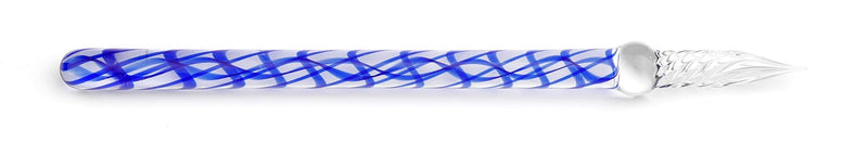 Jacques Herbin - Straight Glass Pen 16Cm - Sapphire Blue Office Supplies