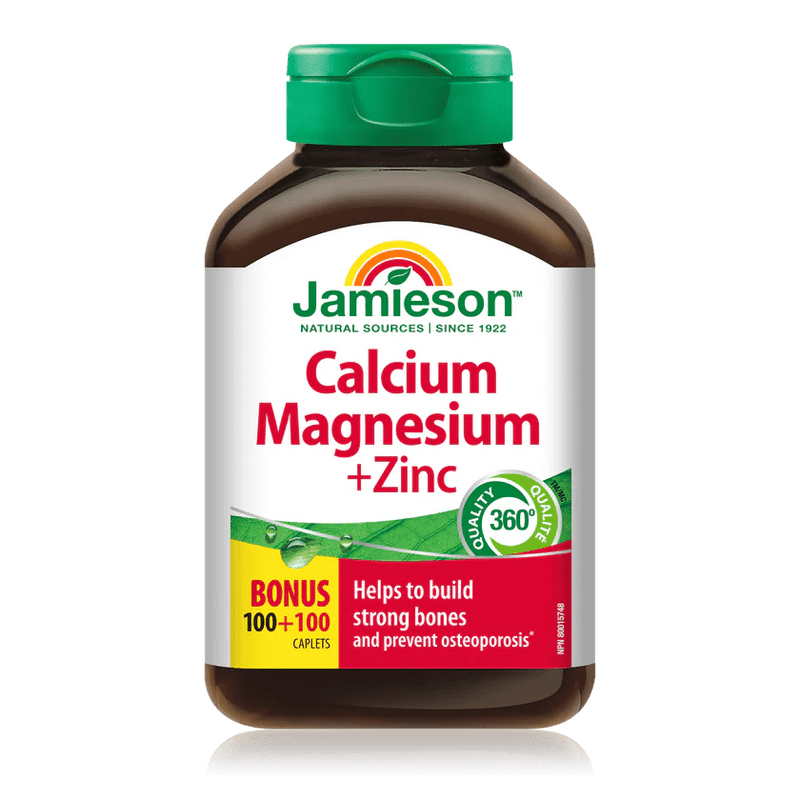 Jamieson - Calcium Magnesium Zinc 100's+100's Free
