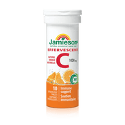 Jamieson - Effervescent Vitamin C 1,000 mg - Orange 10's Health & Wellness