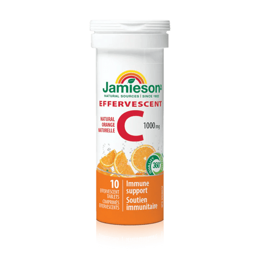 Jamieson - Effervescent Vitamin C 1,000 mg - Orange 10's Health & Wellness