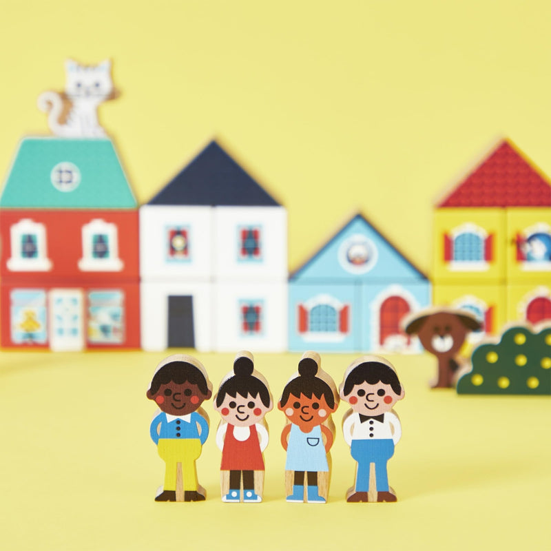 Janod - CROSS ROADS: CITY BLOCKS Games & Toys