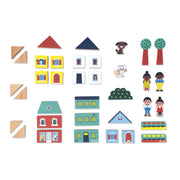 Janod - CROSS ROADS: CITY BLOCKS Games & Toys