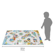 Janod - CROSS ROADS: CITY PLAY MAT Mother & Baby