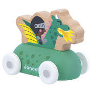 Janod - CROSS ROADS: DRAGON CAR Mother & Baby