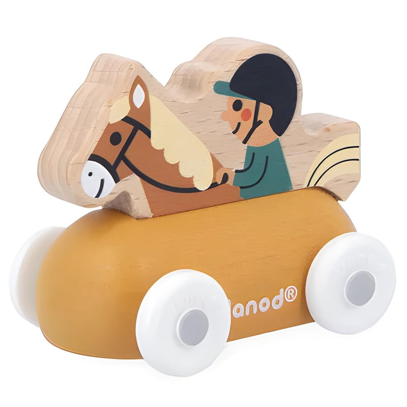 Janod - CROSS ROADS: HORSE RIDER Mother & Baby