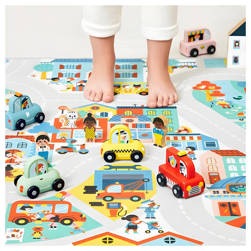 Janod - CROSS ROADS: TAXI Games & Toys