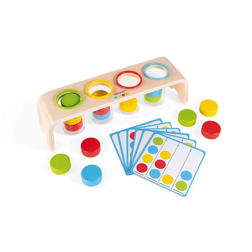 Janod - ESSENTIEL - SORTING COLOURS GAME Toys & Games