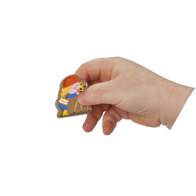 Janod - Magneti'book Construction, 50 magnets Games & Toys