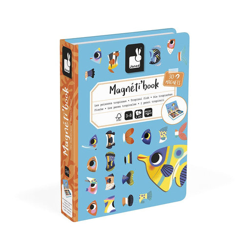 Janod - MAGNETI'BOOK - TROPICAL FISH Toys & Games
