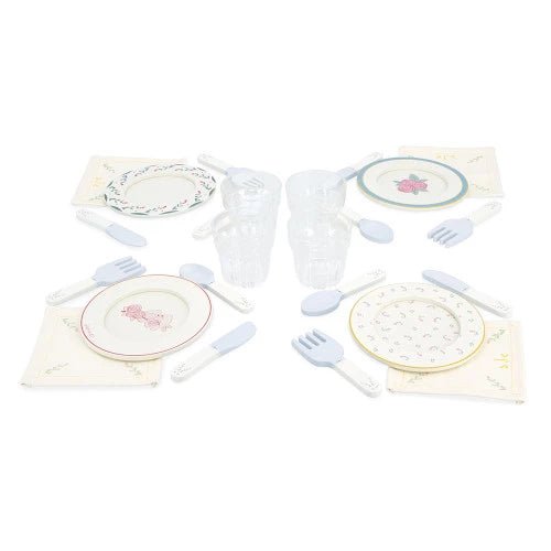 Janod - MAMIE SOLEIL: DINNER WARE SUITCASE Games & Toys