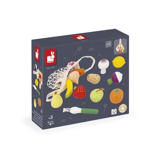 Janod - MAMIE SOLEIL: FRUITS AND VEGETABLES NET Games & Toys