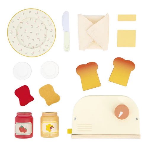 Janod - MAMIE SOLEIL: TOASTER SET Games & Toys