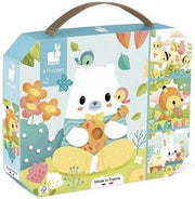 Janod - PURE: 4 PUZZLES (6 - 9 - 12 - 16pcs) Games & Toys