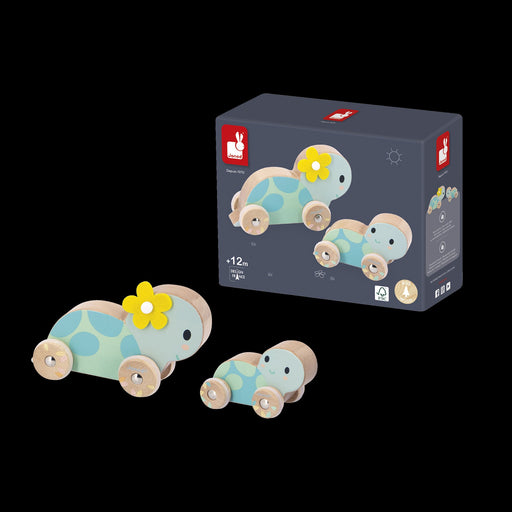 Janod - PURE: SET OF 2 TURTLES Games & Toys