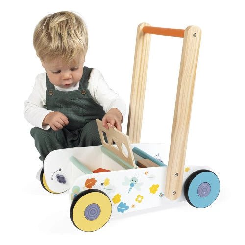 Janod - PURE - WALKER CART Mother & Baby