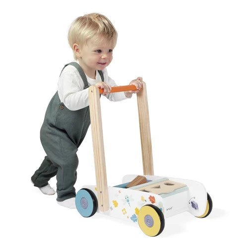 Janod - PURE - WALKER CART Mother & Baby