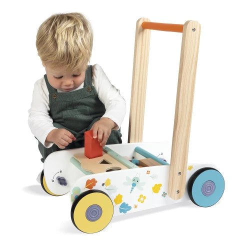 Janod - PURE - WALKER CART Mother & Baby