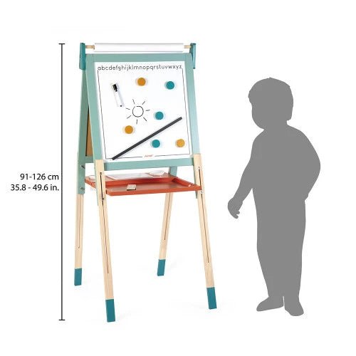 Janod - SCALABLE MAGNETIC BOARD / EASEL Games & Toys