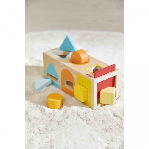 Janod - SENSORY - GEOMETRIC SHAPE BOX Toys & Games