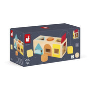 Janod - SENSORY - GEOMETRIC SHAPE BOX Toys & Games