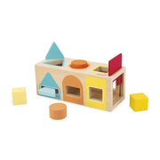 Janod - SENSORY - GEOMETRIC SHAPE BOX Toys & Games