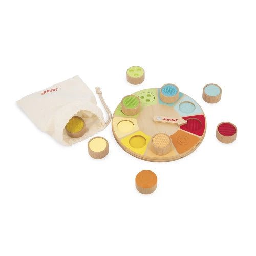 Janod - SENSORY - MEMO TOUCH WHEEL Toys & Games