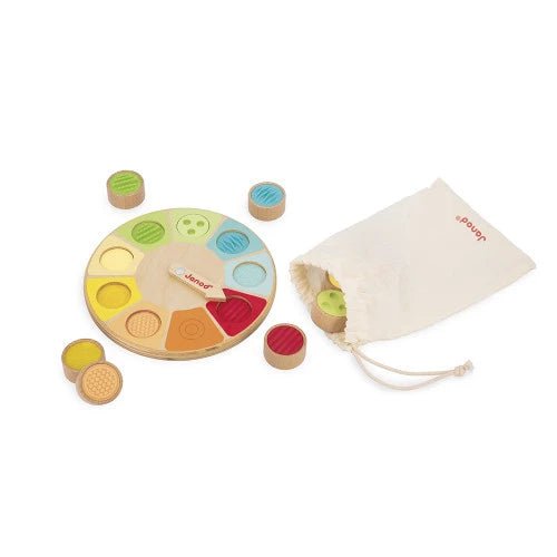 Janod - SENSORY - MEMO TOUCH WHEEL Toys & Games