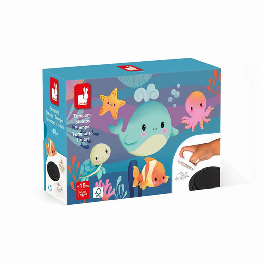 Janod - Stampinoo - Ocean - 5 Stamps - Limolin 