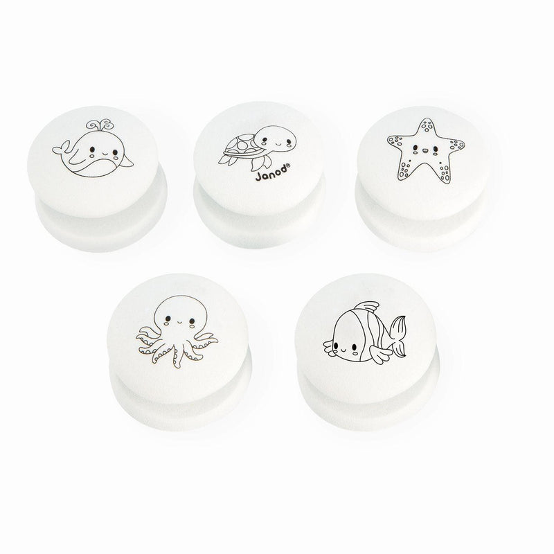 Janod - Stampinoo - Ocean - 5 Stamps - Limolin 