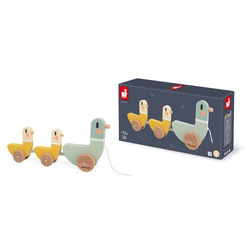 Janod - SWEET COCOON: PULL - ALONG DUCKS Games & Toys