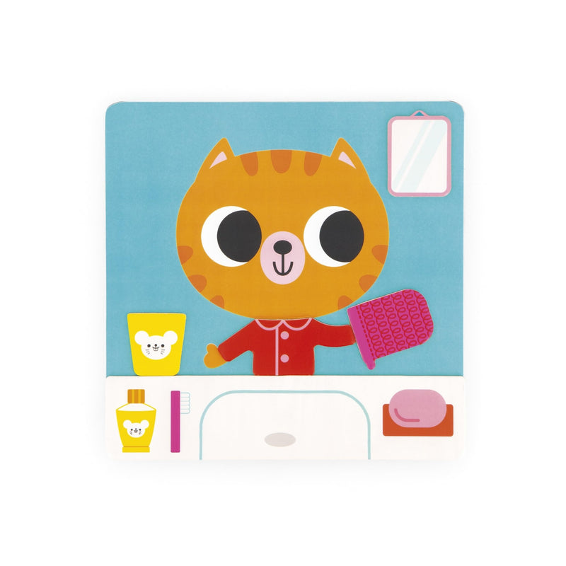 Janod - THE DAILY ROUTINES CAT Games & Toys