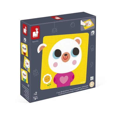Janod - THE EMOTIONS BEAR Games & Toys