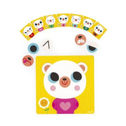 Janod - THE EMOTIONS BEAR Games & Toys