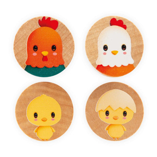 Janod - THE FARM - BARREL 56 PCS Toys & Games