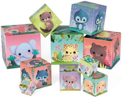 Janod - Ultra Cute Animals - Square Pyramid - Limolin 
