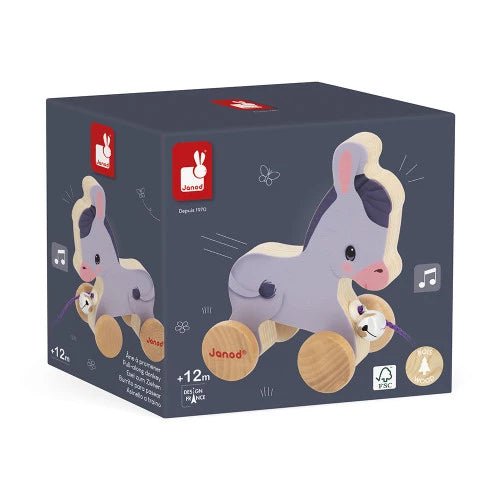 Janod - Walking donkey Farm Games & Toys