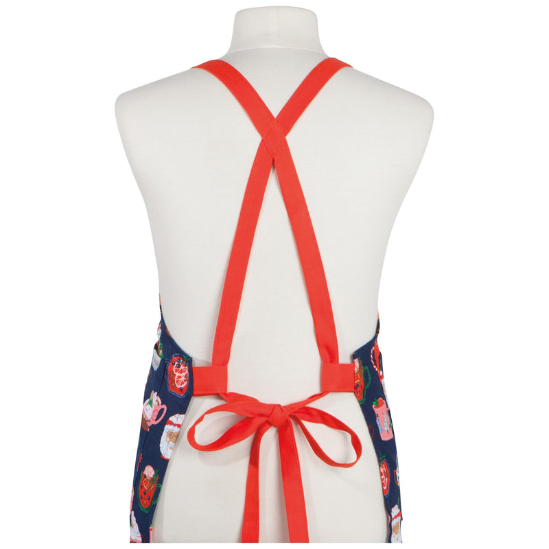 Jubilee - Cozy Cups Christmas Apron & Dishtowel Set - back view