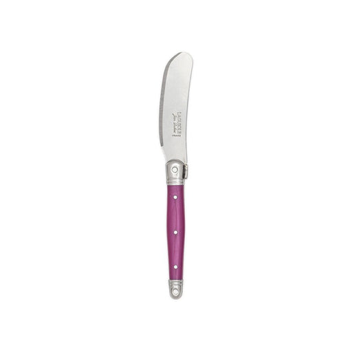 Jean Dubost - Laguiole Mini Spreader Pink Handle Home & Kitchen