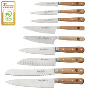 Jean Dubost - Oak Handle 1920 Home & Kitchen Slicer Knife